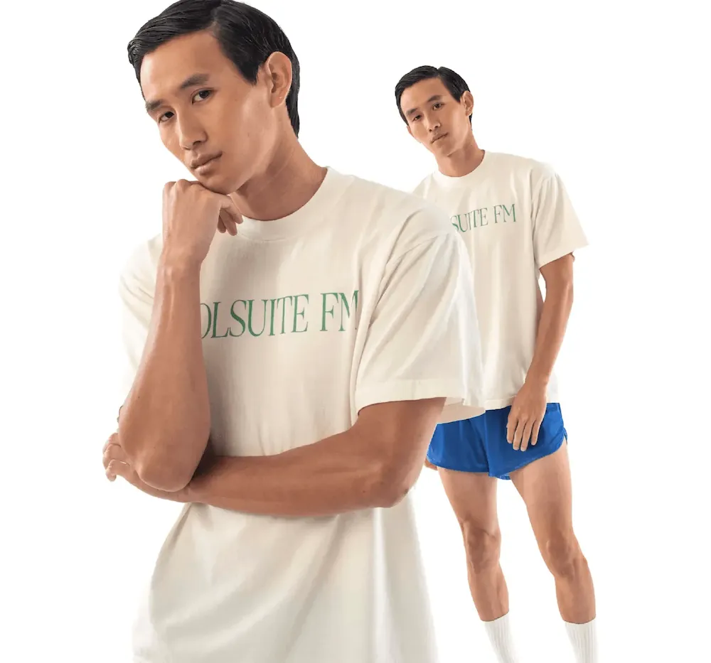 Poolsuite FM Off-White T-Shirt - Image 2